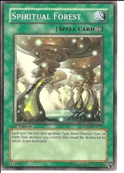 Spiritual Forest - SOVR-EN059 - Common - Unlimited Edition - Moderately Played - Image 1