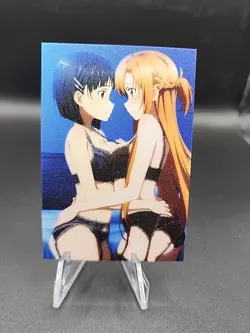 Kirigaya Suguha And Asuna Yuuki Art Sword Online Anime Waifu Card Doujin ACG... - Image 2