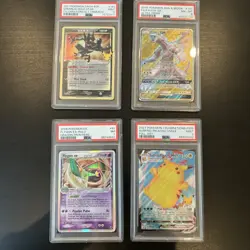 lot of 10 PSA graded pokemon cards Including hitmonchan ex and flygon ex - Image 4
