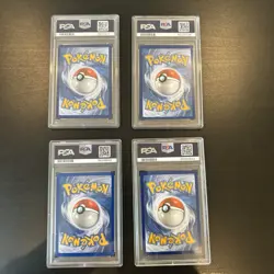 lot of 10 PSA graded pokemon cards Including hitmonchan ex and flygon ex - Image 5