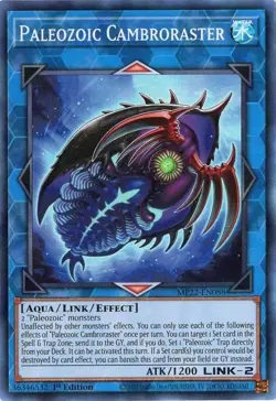 YuGiOh Card - (NM) Paleozoic Cambroraster MP22-EN088 - 1st Ed Super Rare - Image 1
