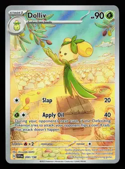 Dolliv 200/198 Illustration Rare Scarlet & Violet Base Set Pokemon Card - Image 1