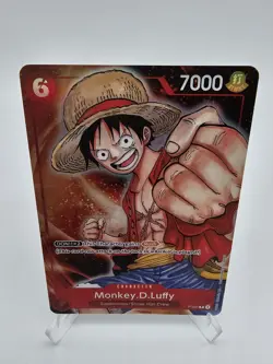 One Piece Premium Card Collection Monkey D Luffy P-001 EN Foil - Image 1
