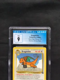 Pokemon Cards: Wizards Black Star Promo: Dragonite 5 CGC 9 - Image 3