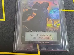 Sorcery Contested Realm TCG - Sorcerer - SEALED DUST PROMO CARD NM - Image 3