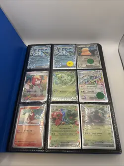 Pokemon Card Collection Binder Lot 360 English/Japanese Cards; EX, Full Art - Image 1