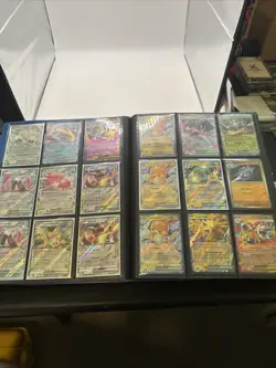 Pokemon Card Collection Binder Lot 360 English/Japanese Cards; EX, Full Art - Image 4