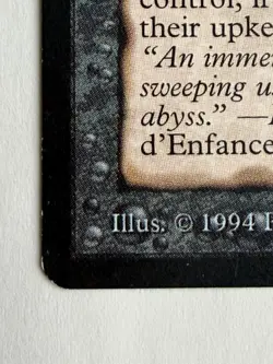 The Abyss English MtG Legends Card Magic the Gathering Reserved List - Image 4