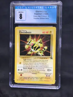 Pokemon Cards: Wizards Black Star Promo: Electabuzz 2 CGC 8 - Image 2
