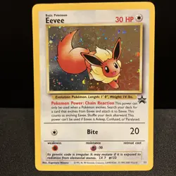 Pokemon Card - Eevee Promo WoTC Black Star Promo 11 - Image 1
