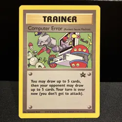 Computer Error 16 - Black Star Promo - WoTC Pokemon Card LP - Image 1