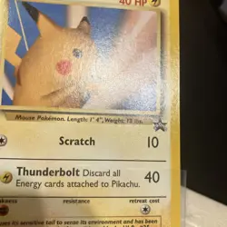 PIKACHU 26 WOTC Black Star Promo - 26 - Pokemon Card - LP #26 snap - Image 4