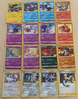 Pokemon Celebrations 25th Anniversary - Complete Holo Set of 16 Cards - Image 1