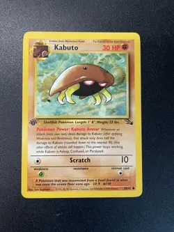 Kabuto | 1st edition | 50/62 | Fossil | Pokemon Card - Image 3