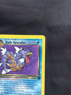 Pokemon Cards: Team Rocket 1st Edition Rare: Dark Gyarados 25/82 - Image 3