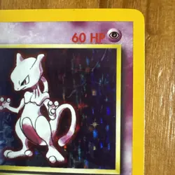 Pokemon TCG Mewtwo 10/102 Base Set Unlimited Holo Card - Image 4