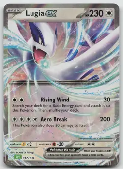 Lugia ex Classic Collection Holo Trading Card Game Classic 017/034 NM - Image 1