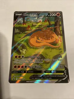 Charizard V - SWSH260 - Pokemon Sword & Shield Promo Ultra Rare Holo Card NM - Image 2