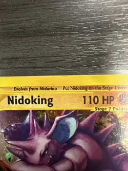 2002 Pokemon TCG Nidoking H18/H32 Aquapolis Holo Rare Card Very LP - Image 2