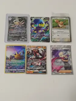 Pokemon Eevee Sealed Promo/GX/Full Art/Illustration Rare Holo Cards - Image 1