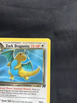 Pokemon Cards: Team Rocket 1st Edition Rare: Dark Dragonite 22/82 - Image 3