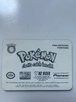 1998 Vintage Pokemon Gyarados Lenticular 3D Nintendo Promo Card PIKA-0027D - Image 4
