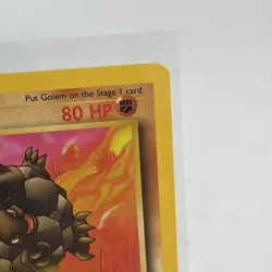 Golem 1st Edition 1999 Fossil Series Set Pokemon Card 36/62 LP-NM - Image 3
