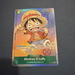 Monkey D Luffy P-037 Gen Con 2023 Holo Promo One Piece Card English - Image 1