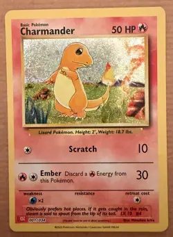 Charmander 001/034 - Classic Collection (CLC) - Near Mint - Holo Pokemon Card - Image 1