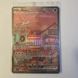 Mew EX Black Star Promo Holo Card SVP 053 Sealed 2023 - Image 1