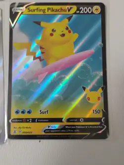 Pokemon Surfing Pikachu/Litleo Illustration Rare/Full Art Holo Cards - Image 2