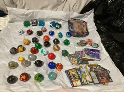 38 Bakugan Battle Brawlers Lot Plus Cards - Image 1