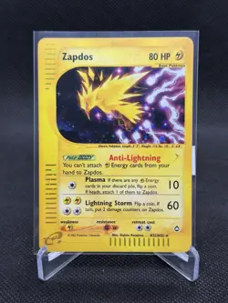 Zapdos - H32/H32 - Pokemon Aquapolis Holo Rare Card NM- - Image 1