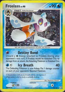 Froslass 3/146 Holo Rare Legends Awakened Pokemon Card DMG - Image 1