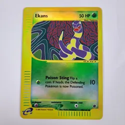 Ekans 108/165 Expedition Base Set Reverse Holo Rare Pokemon Card - Image 1