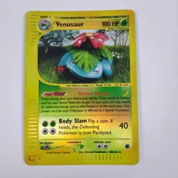 Pokemon TCG Venusaur Expedition Base Set Reverse Holo Rare Card 30/165 - Image 1