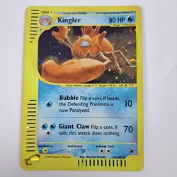 Pokemon Card Kingler 15/165 Rare Holo Expedition Set Base- LP+ - Image 1