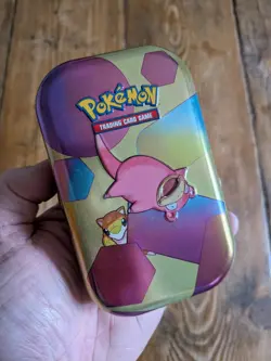 Pokemon TCG 151 Slowpoke Mini Tin - NO TCG CARDS / PACKS - Card & Coins Included - Image 1