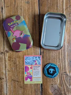 Pokemon TCG 151 Slowpoke Mini Tin - NO TCG CARDS / PACKS - Card & Coins Included - Image 3