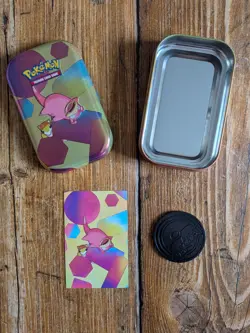 Pokemon TCG 151 Slowpoke Mini Tin - NO TCG CARDS / PACKS - Card & Coins Included - Image 4