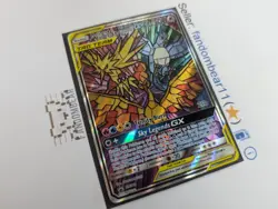 2019 Moltres & Zapdos & Articuno GX BLACK STAR PROMO card SM210 Pokemon NM/LP - Image 3
