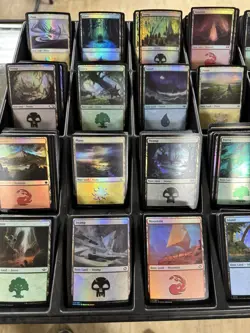 MTG *500 Foil Basic Land Lot (100 Of Each Type)* (NM- LP) Free Shipping - Image 2