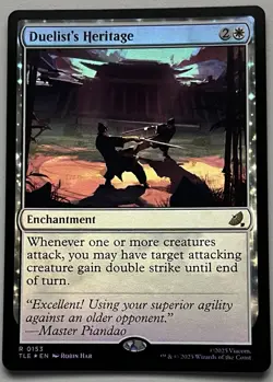 MTG Avatar: TLE Duelist’s Heritage Enchantment RARE FOIL #0153 - Image 1