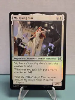 MJ, Rising Star 0003 Foil MTG Marvel's Spider-Man Eternal Uncommon NM - Image 1