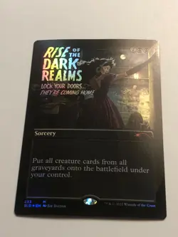 magic the gathering Rise of the Dark Realms Foil Secret Lair Promo Near Mint - Image 1