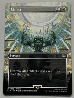 MTG Final Fantasy Ultima Sorcery RARE REGULAR #0328 - Image 1
