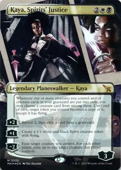 Kaya, Spirits' Justice FOIL BORDERLESS Murders at Karlov Manor Magic MTG NM - Image 1