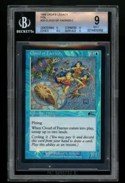 Cloud of Faeries foil - Urza's Legacy, BGS 9 MINT. MTG (pop 1 of 4) - Image 1