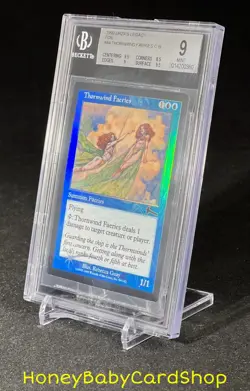 MTG Urza's Legacy Foil 1999 Thornwind Faeries BGS 9.0 MINT Silver Age Staple - Image 3