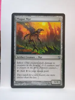 MTG Plague Myr MBS Mirrodin Besieged 125 Uncommon - Image 1